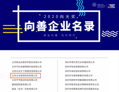 豆包網(wǎng)榮獲&ldquo;2020向光獎(jiǎng)&middot;向善企業(yè)&rdquo;稱號,保險(xiǎn)科技唯一代表